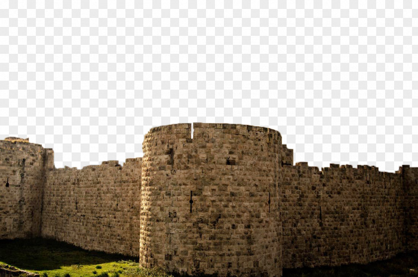 Ancient Castle Bridge Building Architecture PNG