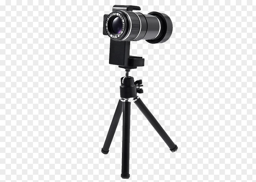 Camera Lens Tripod Telescope Zoom PNG