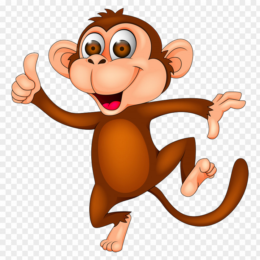 Cartoon Monkey Clip Art PNG