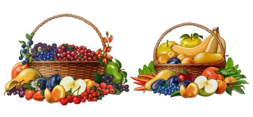 Fruit Basket Clipart Cross-stitch Pattern Des Nombres PNG