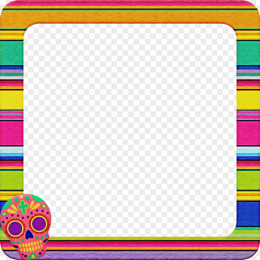 Picture Frame Yellow PNG