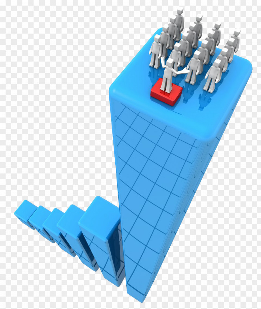 PPT Creative 3D Villain Stairs Stock Illustration Leadership Royalty-free Teamwork PNG