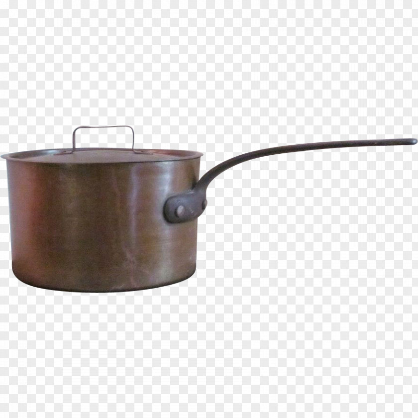 Design Copper Lid Frying Pan PNG