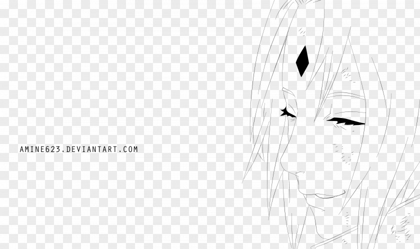 Fake Smile Line Art White Color Sketch PNG