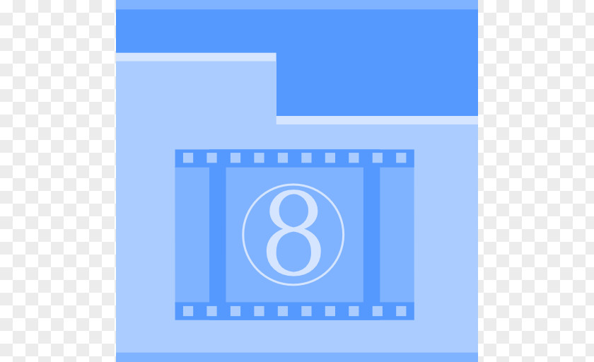 Places Folder Videos Blue Square Angle Area PNG