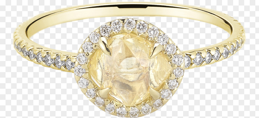 Raw Diamond Ring Engagement Jewellery Wedding PNG