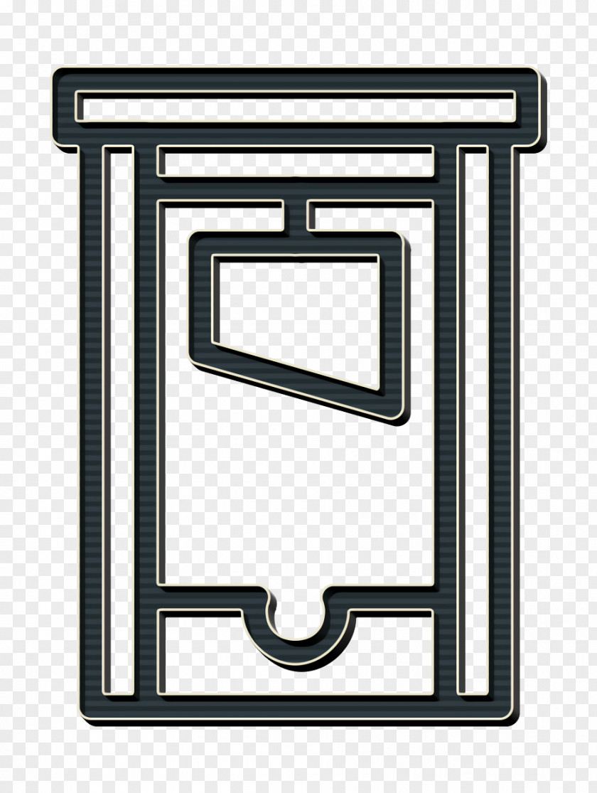 Rectangle Halloween Icon Guillotine PNG