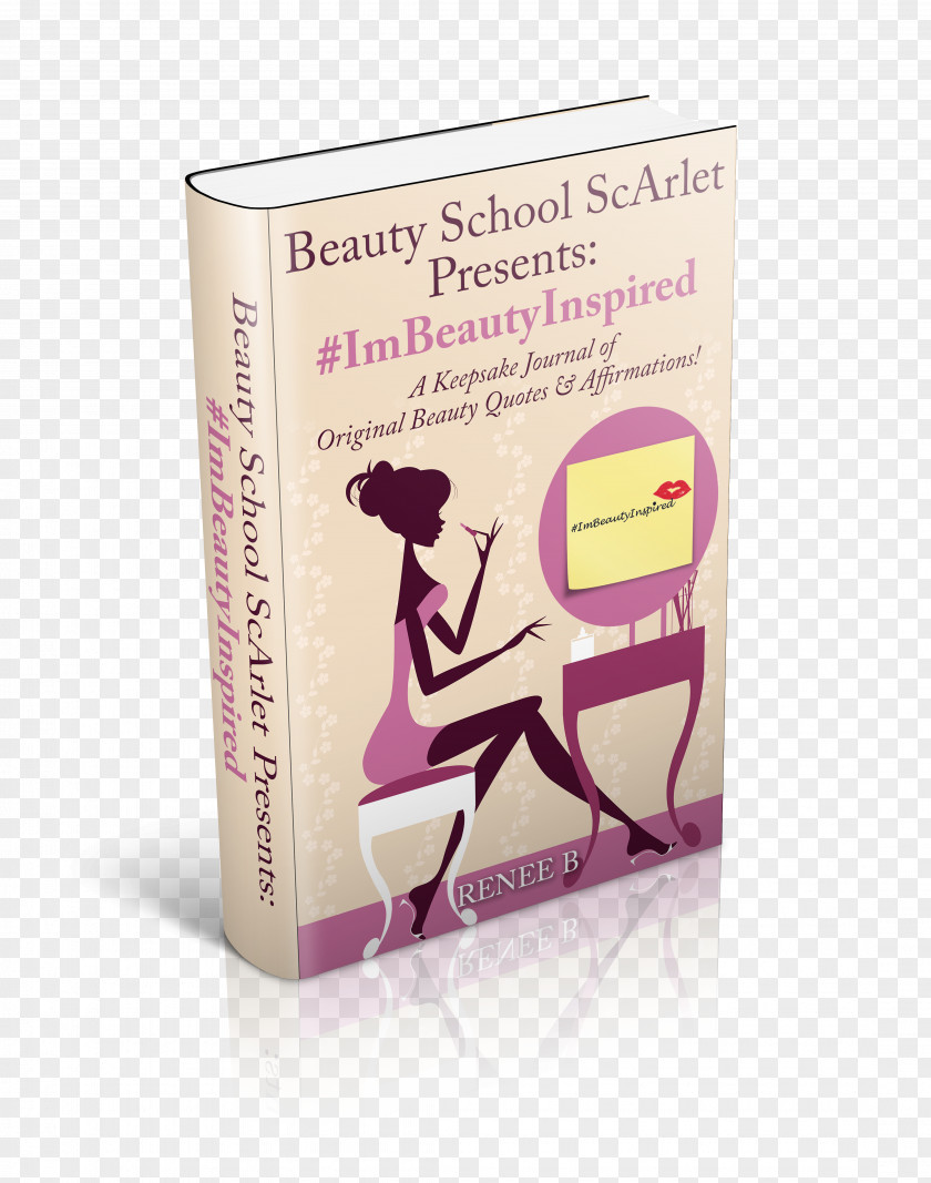 Design #ImBeautyInspired: A Keepsake Journal Of Original Beauty Quotes And Affirmations Paperback PNG