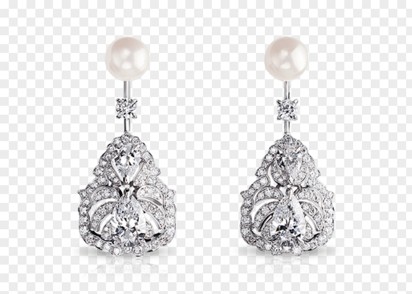 Jewellery Pearl Earring Diamond Gemstone PNG