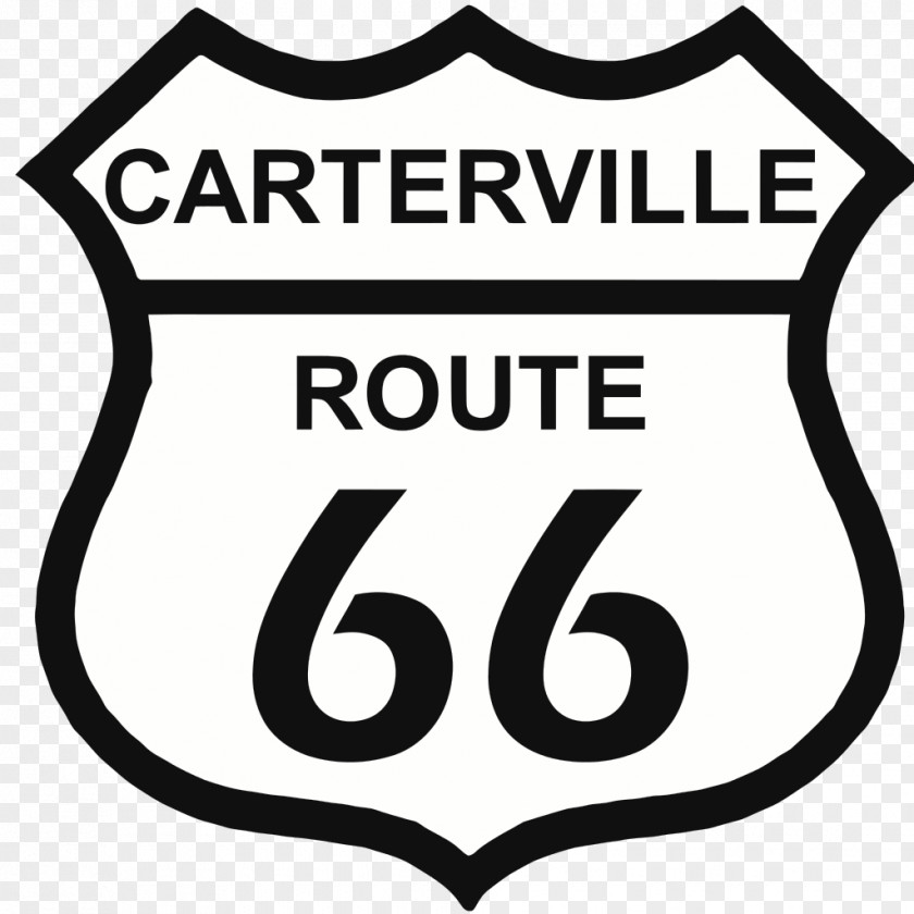 Route 66 U.S. Road Traffic Sign Light PNG