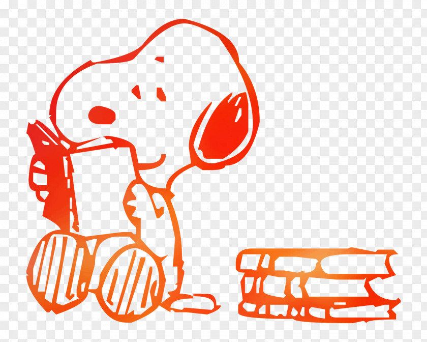 Snoopy Charlie Brown Book Image Reading PNG
