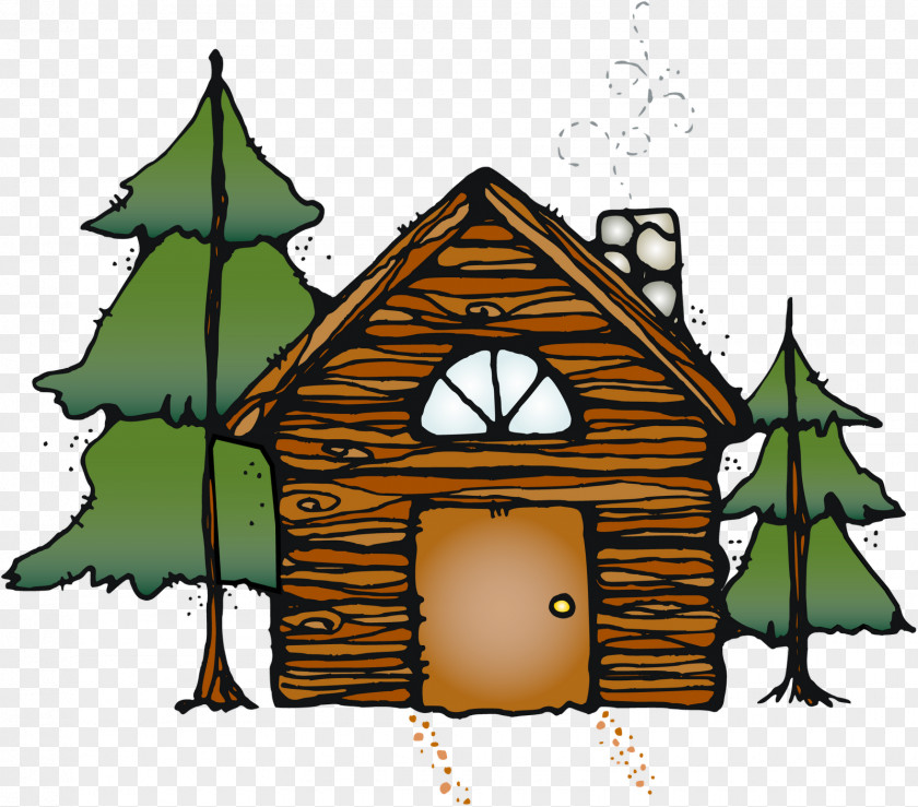 Stewed Clipart Log Cabin Clip Art PNG