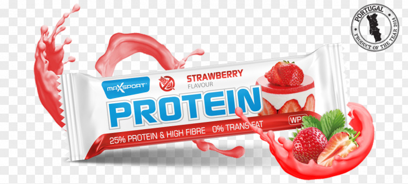 Strawberry Isolated Protein Bar Candy Food Sport PNG