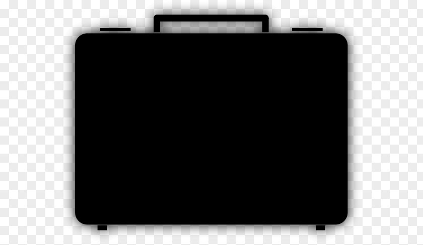 Brief Cliparts Briefcase Black Rectangle PNG