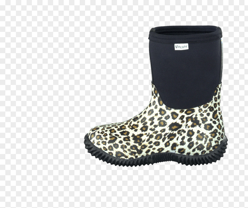 Leopard Snow Boot Shoe Wellington PNG