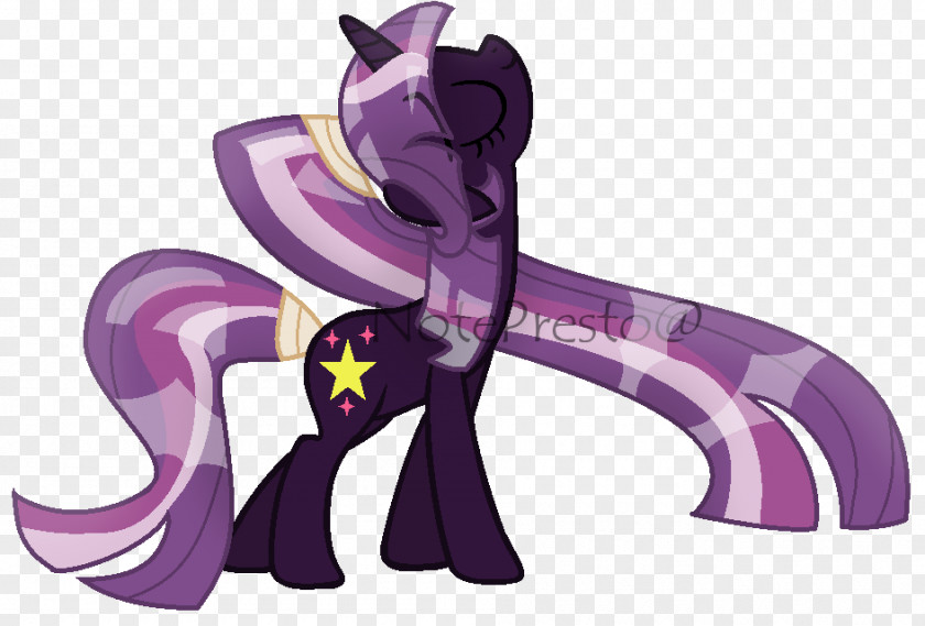Longhaired Beauty Horse Cartoon Character PNG