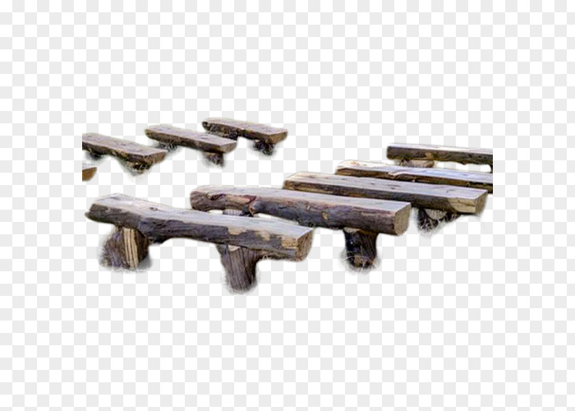 Table Live Edge Garden Furniture Bench PNG