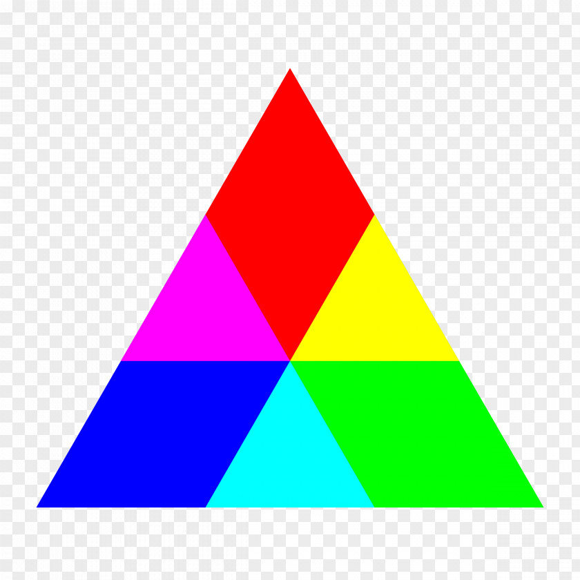 Triangle Penrose RGB Color Model Clip Art PNG