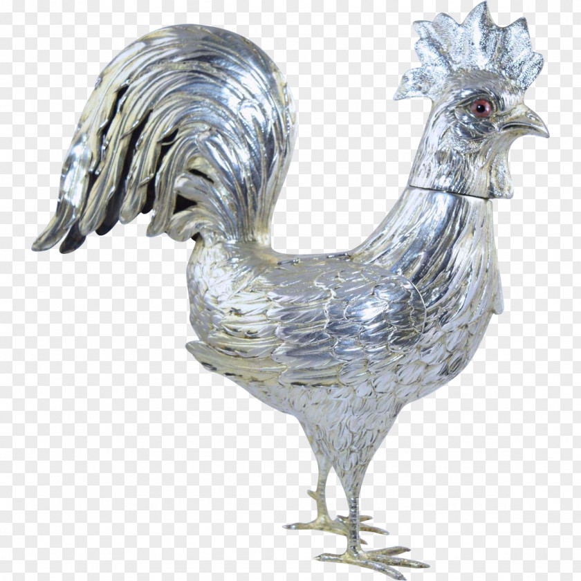 Chicken Rooster Sterling Silver Hen PNG
