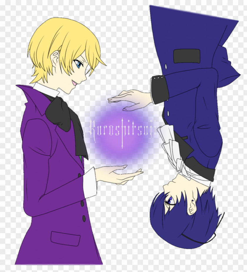 Ciel X Alois Animated Cartoon Illustration Character Graphic Design PNG