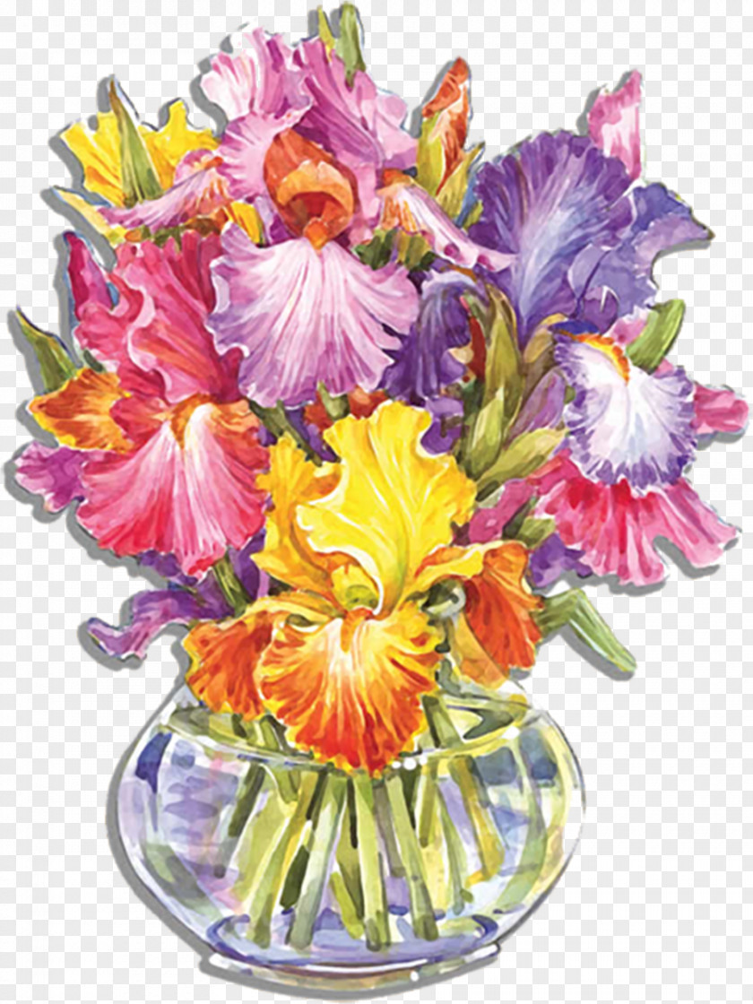 Bouquet Of Flowers Cut Flower Floral Design Irises PNG