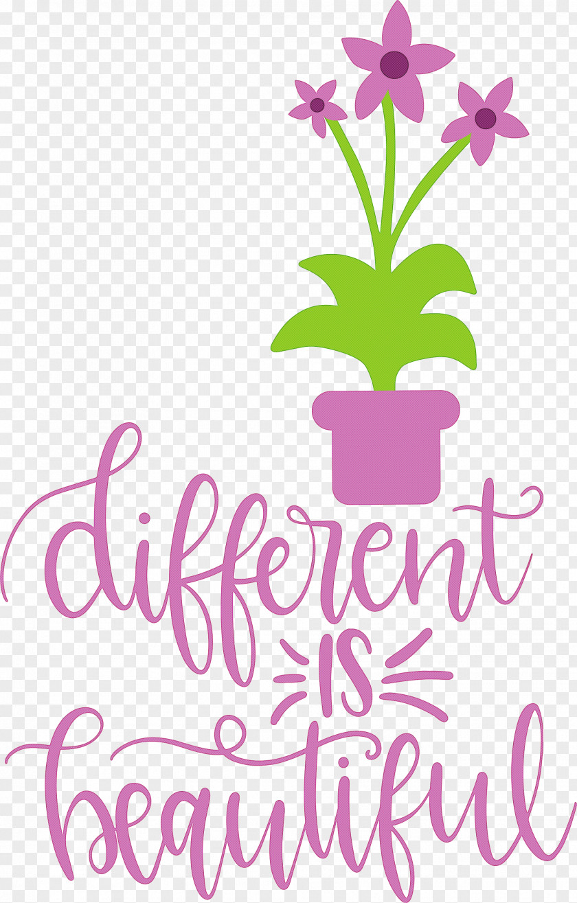 Different Is Beautiful Womens Day PNG