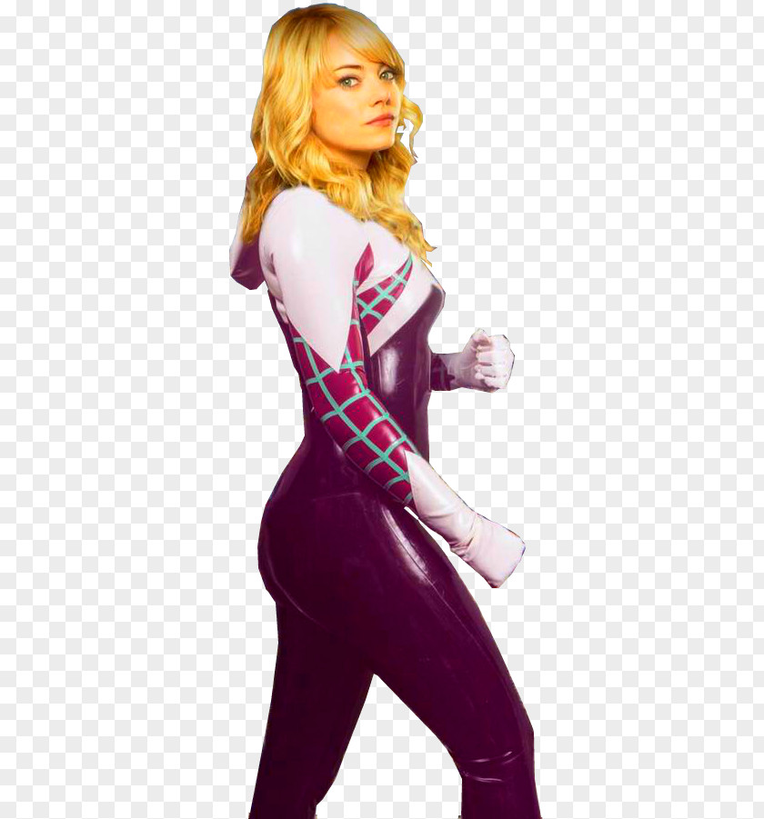 Emma Stone Gwen Stacy The Amazing Spider-Man Spider-Woman PNG