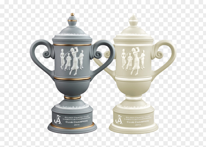 Golf Cup Trophy Award Blue-gray PNG