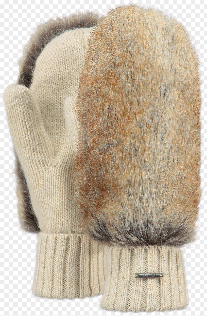 Hat Fur Glove Beige Amaranth PNG