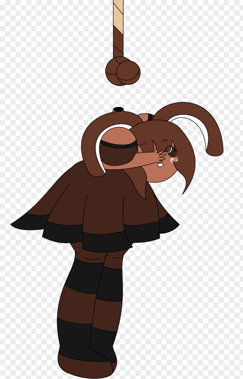 Noose Art Cartoon Illustration Character Clip Mammal PNG