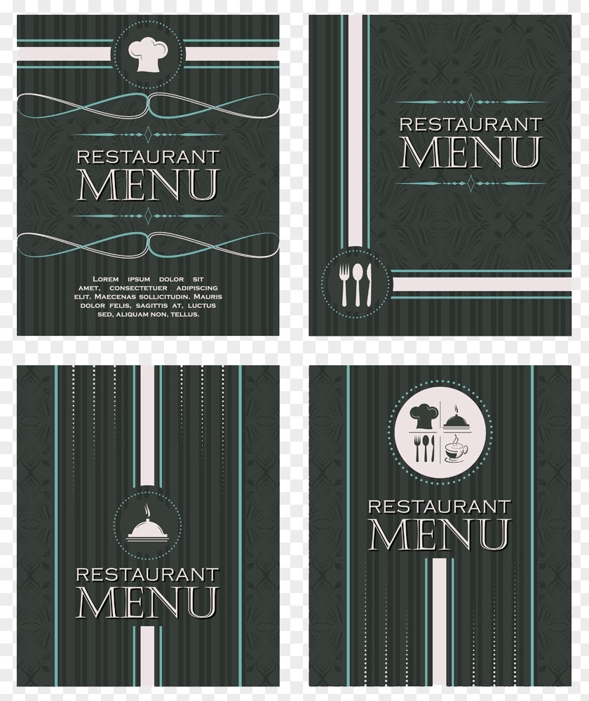Simple Menu Vector Cafe Restaurant Chef PNG