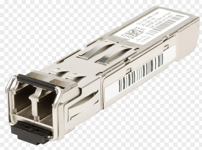 Small Form-factor Pluggable Transceiver Gigabit Interface Converter Ethernet Cisco Systems Multi-mode Optical Fiber PNG