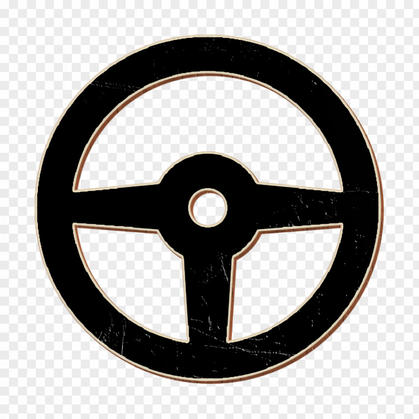 Steering Wheel Icon Mechanic Elements Car PNG