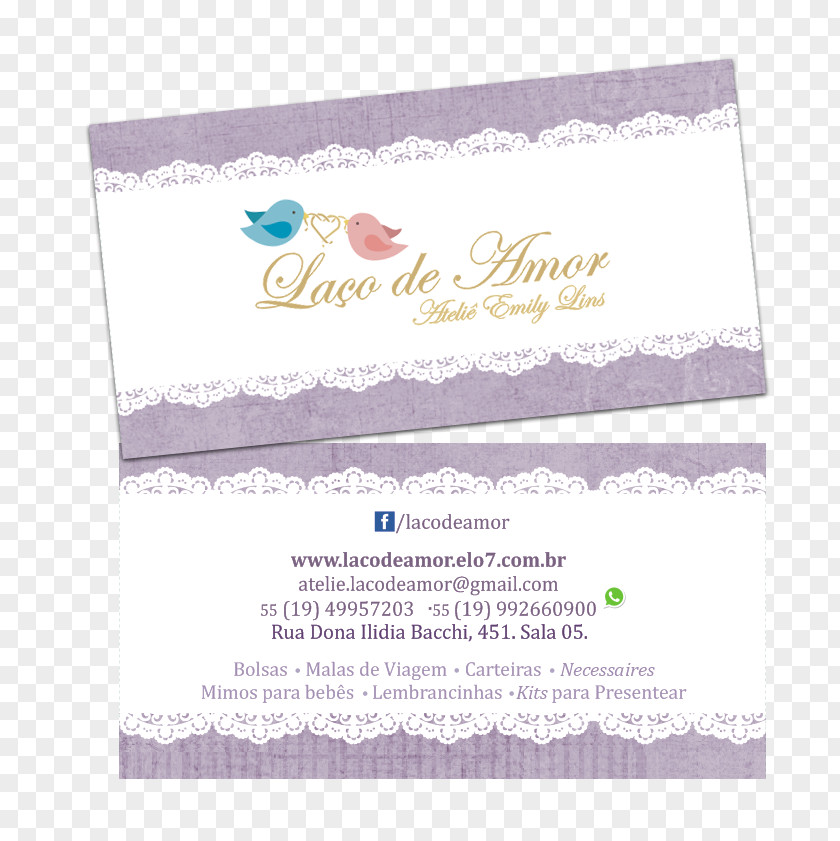 Business Card Design Petal Font PNG