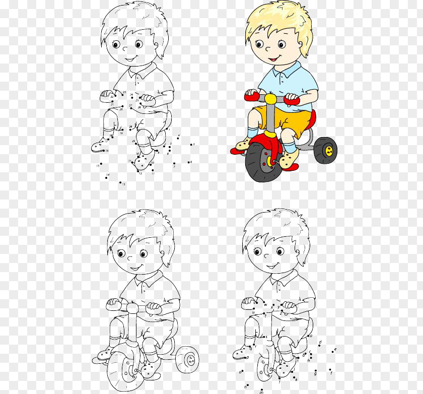 Cartoon Car Boy Comics Game Illustration PNG