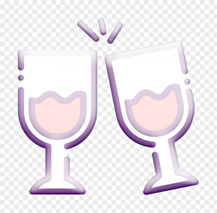 Cartoon Glass Heart Icon Love Marriage PNG