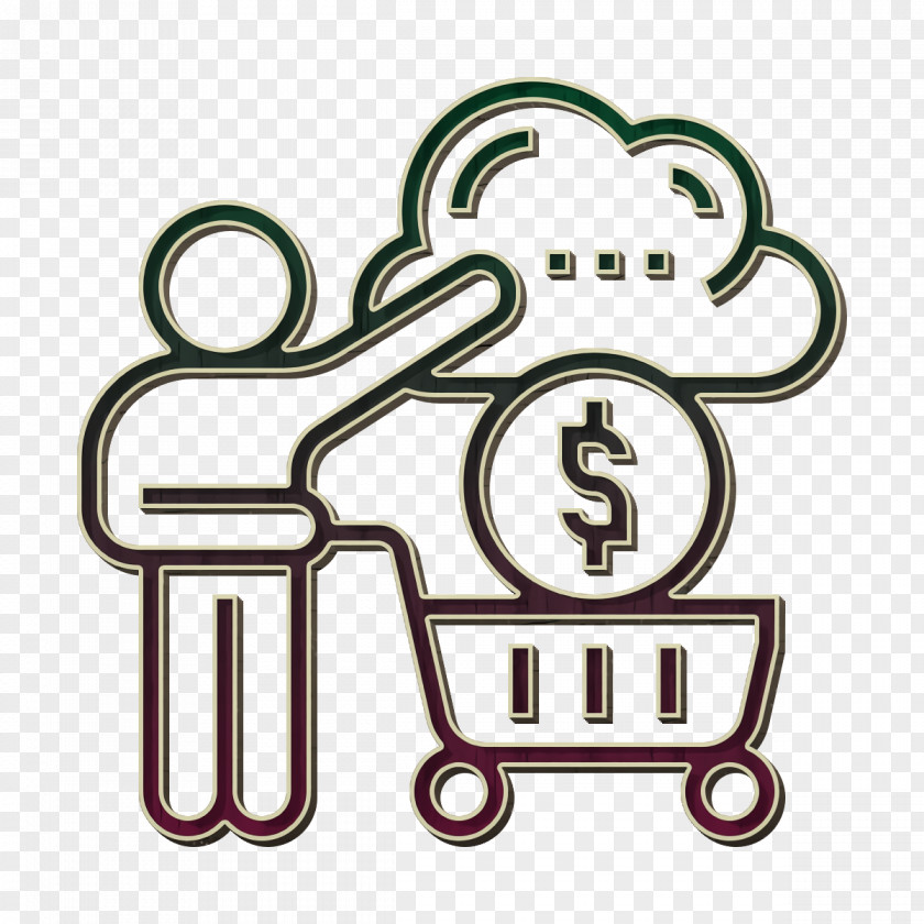 Consumer Icon Cloud Service Cart PNG