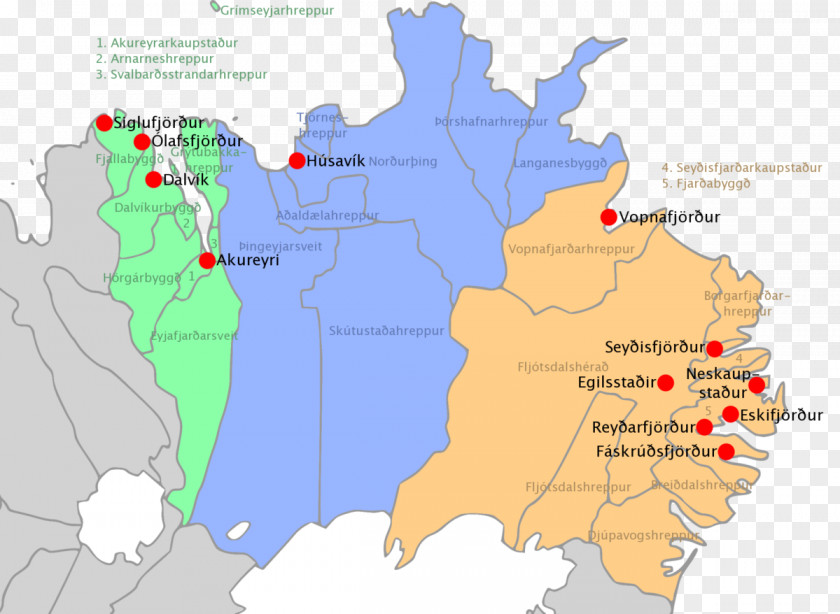 Northeastern Region, Iceland Constituencies Of Reykjavik South PNG