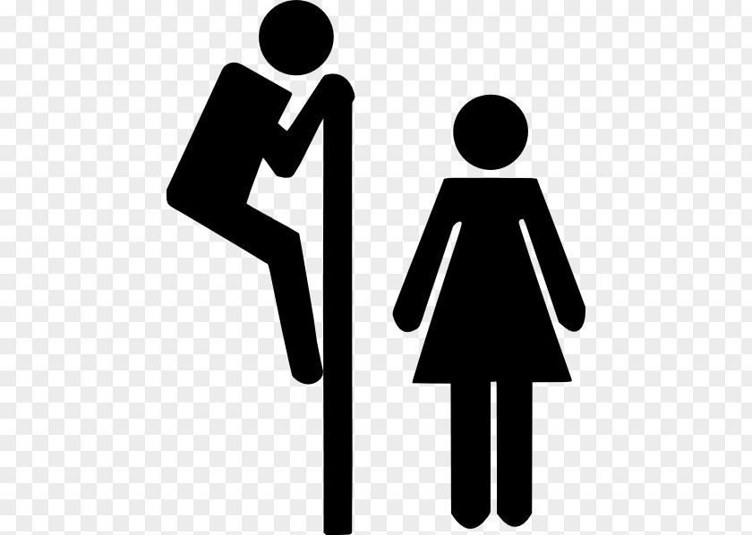 Public Toilet Unisex Bathroom Sign PNG