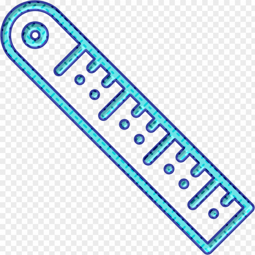 Ruler Icon Stationery PNG