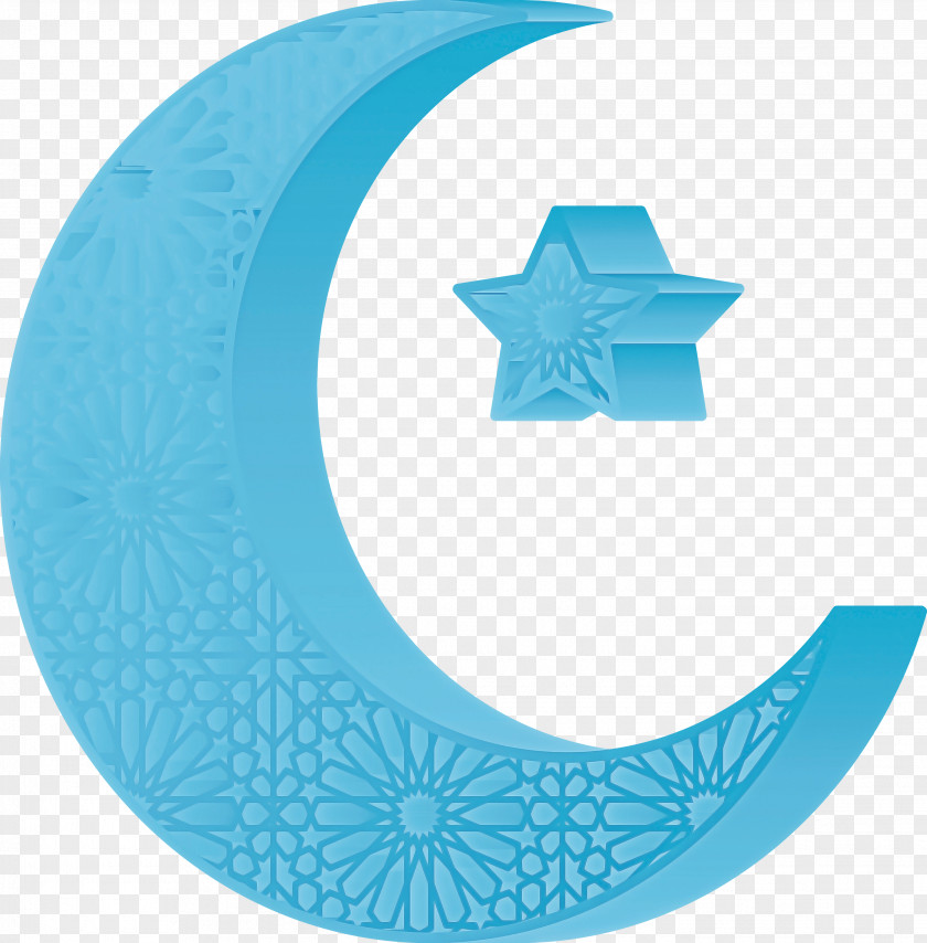 Star And Crescent Ramadan Kareem PNG