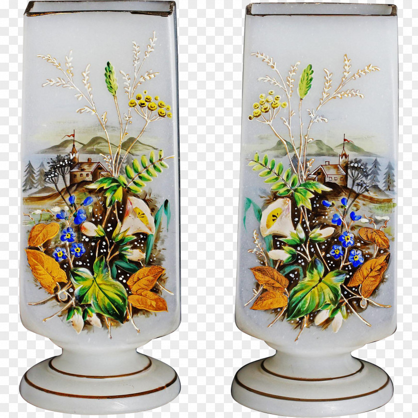 Vase Opaline Glass Ceramic Decanter PNG