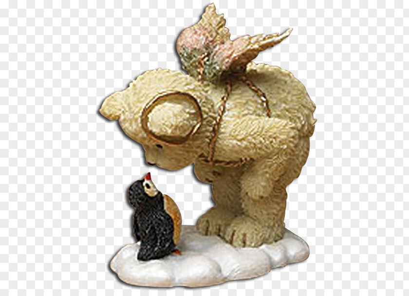 CUDDLY BEARS Christmas Ornament Figurine Animal PNG