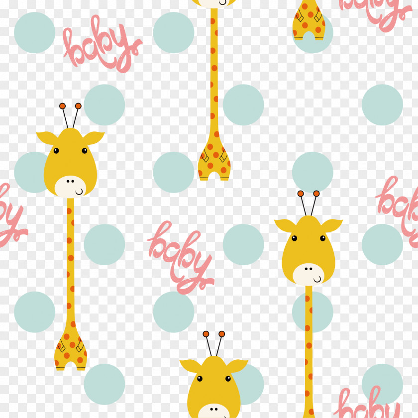 Giraffe Shading Vector Point Illustration PNG