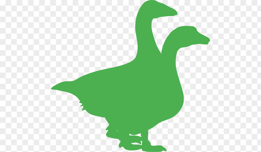 Goose Silhouette Farm Animal Domestic Duck PNG