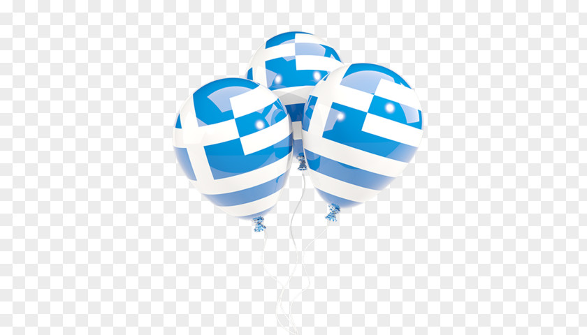 Greece Flag Of Balloon Stock Photography PNG