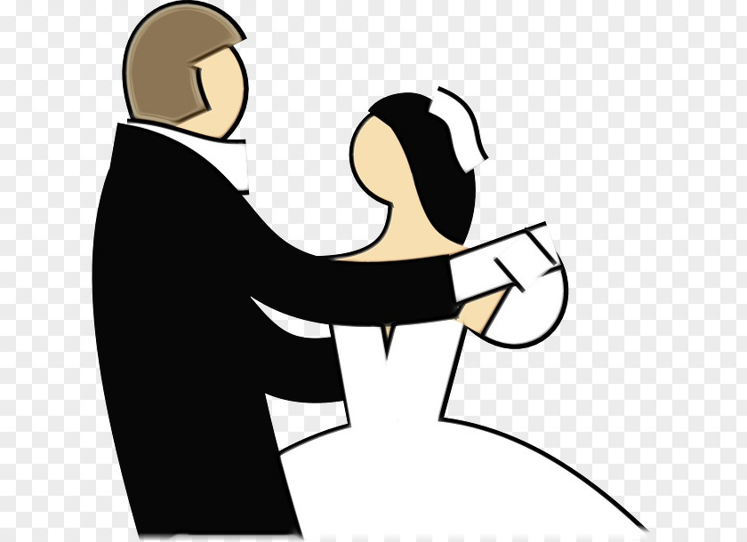 Sharing Gesture Watercolor Wedding PNG