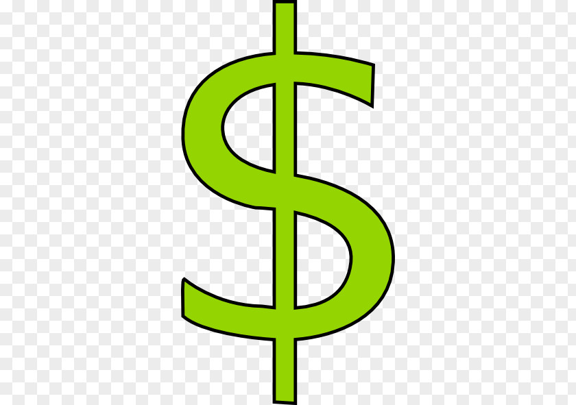 Sign Of Dollar Money Currency Symbol Clip Art PNG