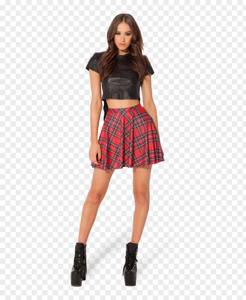 Skirts Skirt Tartan Pleat Fashion Slim-fit Pants PNG