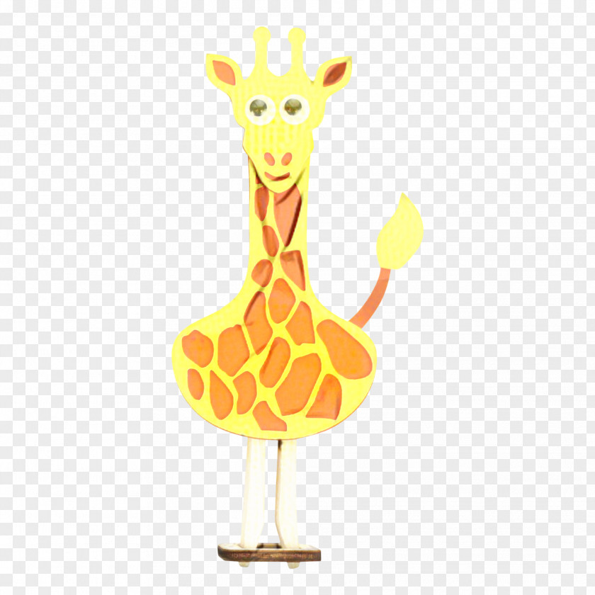 Sticker Fawn Giraffe Cartoon PNG